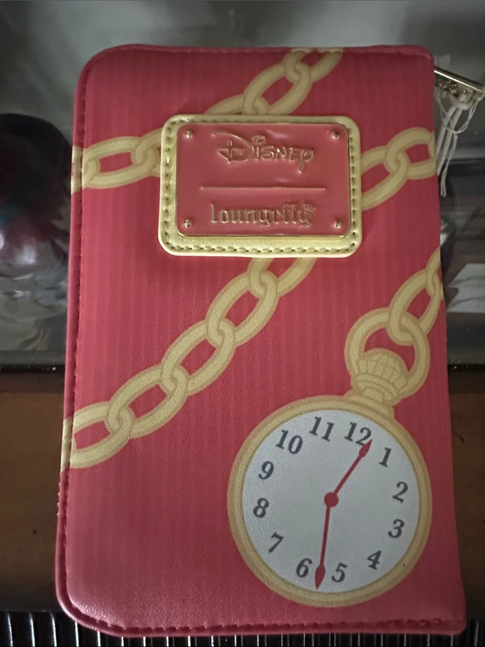Loungefly white rabbit Clock wallet NWT Alice in wonderland